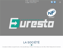 Tablet Screenshot of euresto.com
